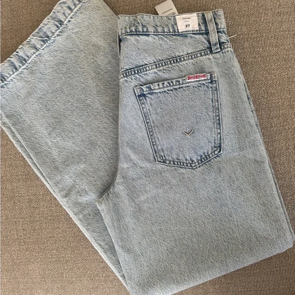 Hudson Jeans Jolene Wide Leg High-Rise Jeans - Picture 6 of 7